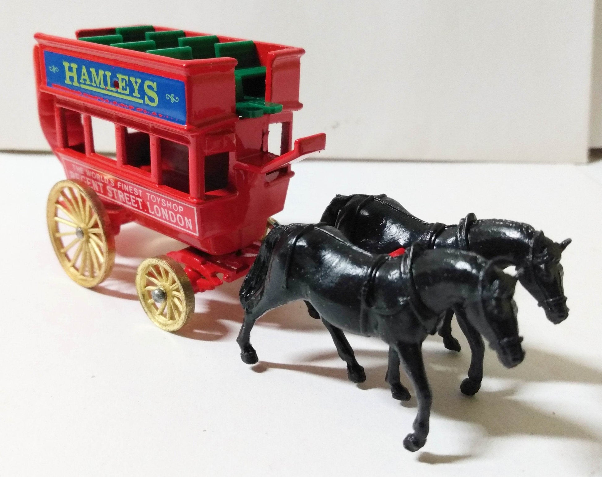 Lledo Days Gone DG4 Horse-Drawn Omnibus Hamleys Toy Shop 1984 - TulipStuff