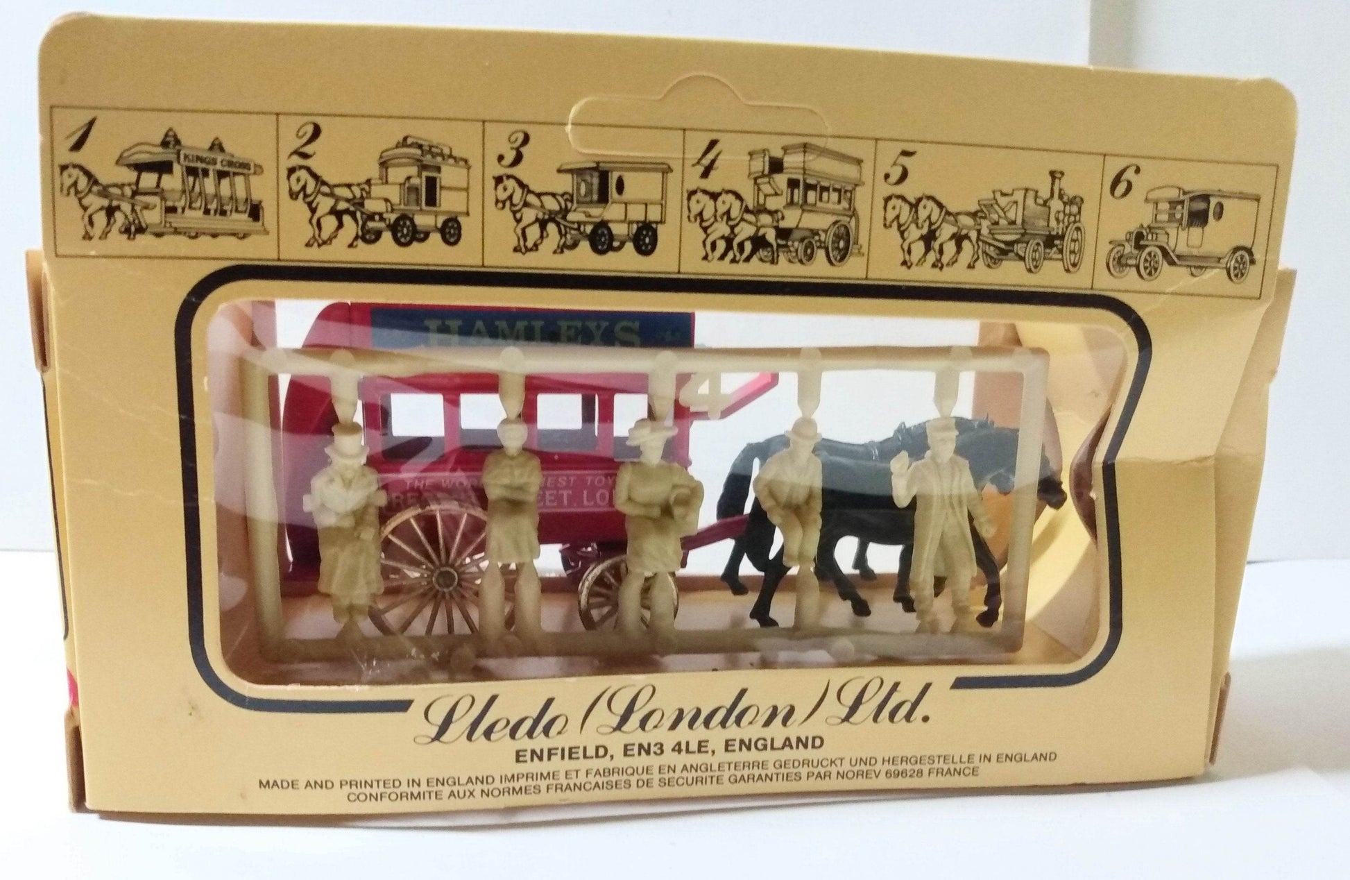 Lledo Days Gone DG4 Horse-Drawn Omnibus Hamleys Toy Shop 1984 - TulipStuff