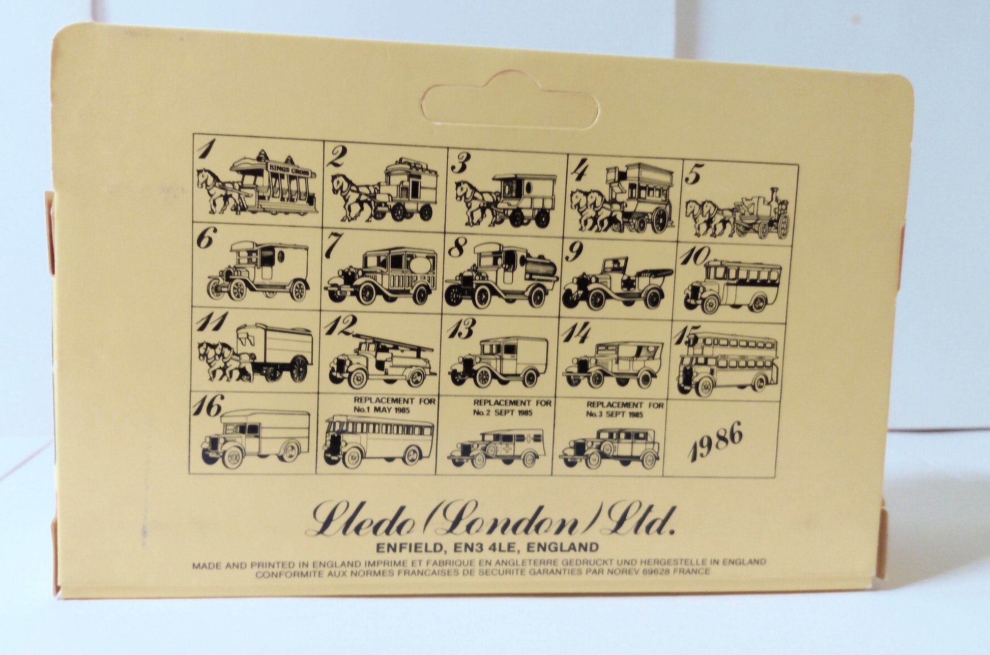 Lledo DG4 Mason's Pantry Horse-Drawn Omnibus 1985 Reversed Tampo - TulipStuff