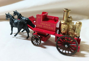 Lledo DG5 Shand-Mason Horse-Drawn Fire Engine Chicago Fire Brigade - TulipStuff