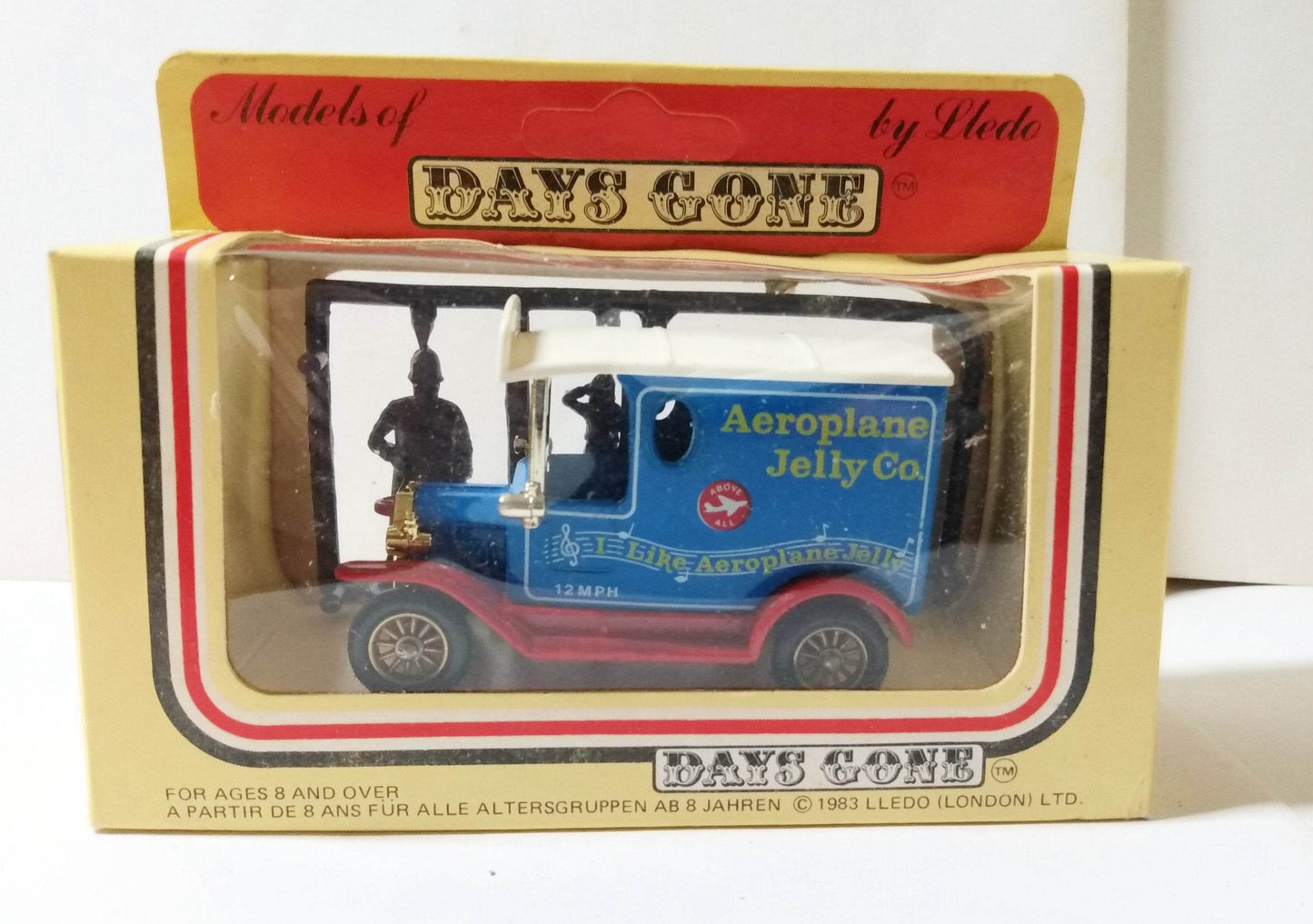 Lledo Models of Days Gone DG6 Aeroplane Jelly 1920 Ford Model T Van - TulipStuff