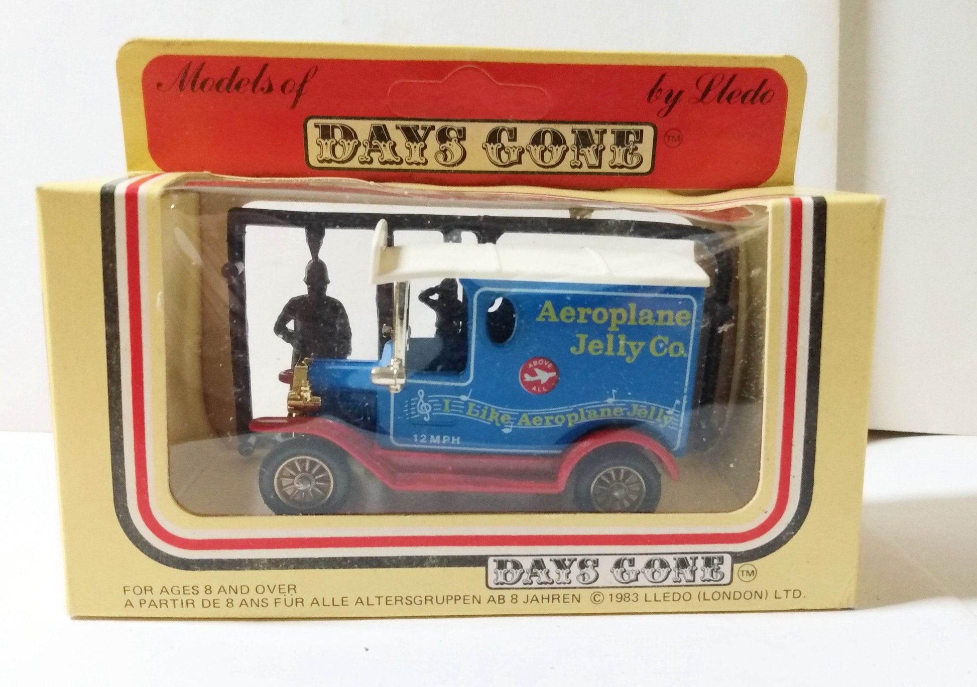 Lledo Models of Days Gone DG6 Aeroplane Jelly 1920 Ford Model T Van - TulipStuff