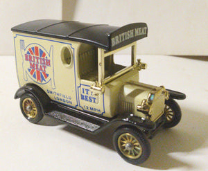 Lledo Models Of Days Gone DG6 British Meat 1920 Ford Model T Van England - TulipStuff