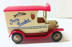 Lledo DG6 Harry Ramsden's Fish & Chip Shop 1920 Ford Model T Van - TulipStuff