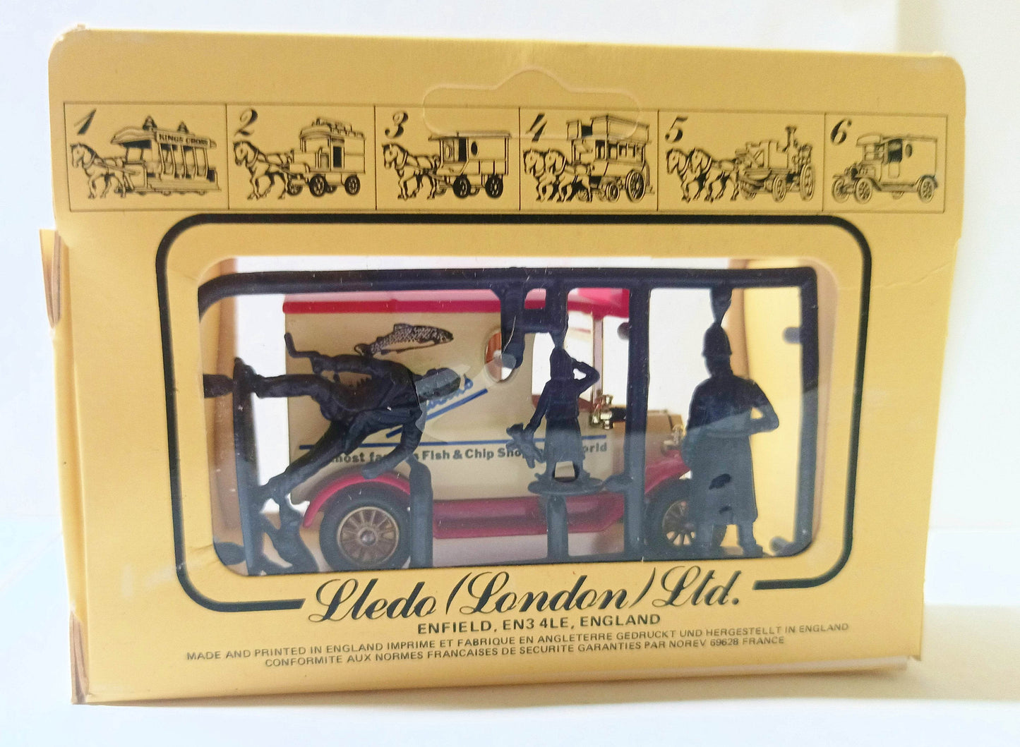 Lledo DG6 Harry Ramsden's Fish & Chip Shop 1920 Ford Model T Van - TulipStuff