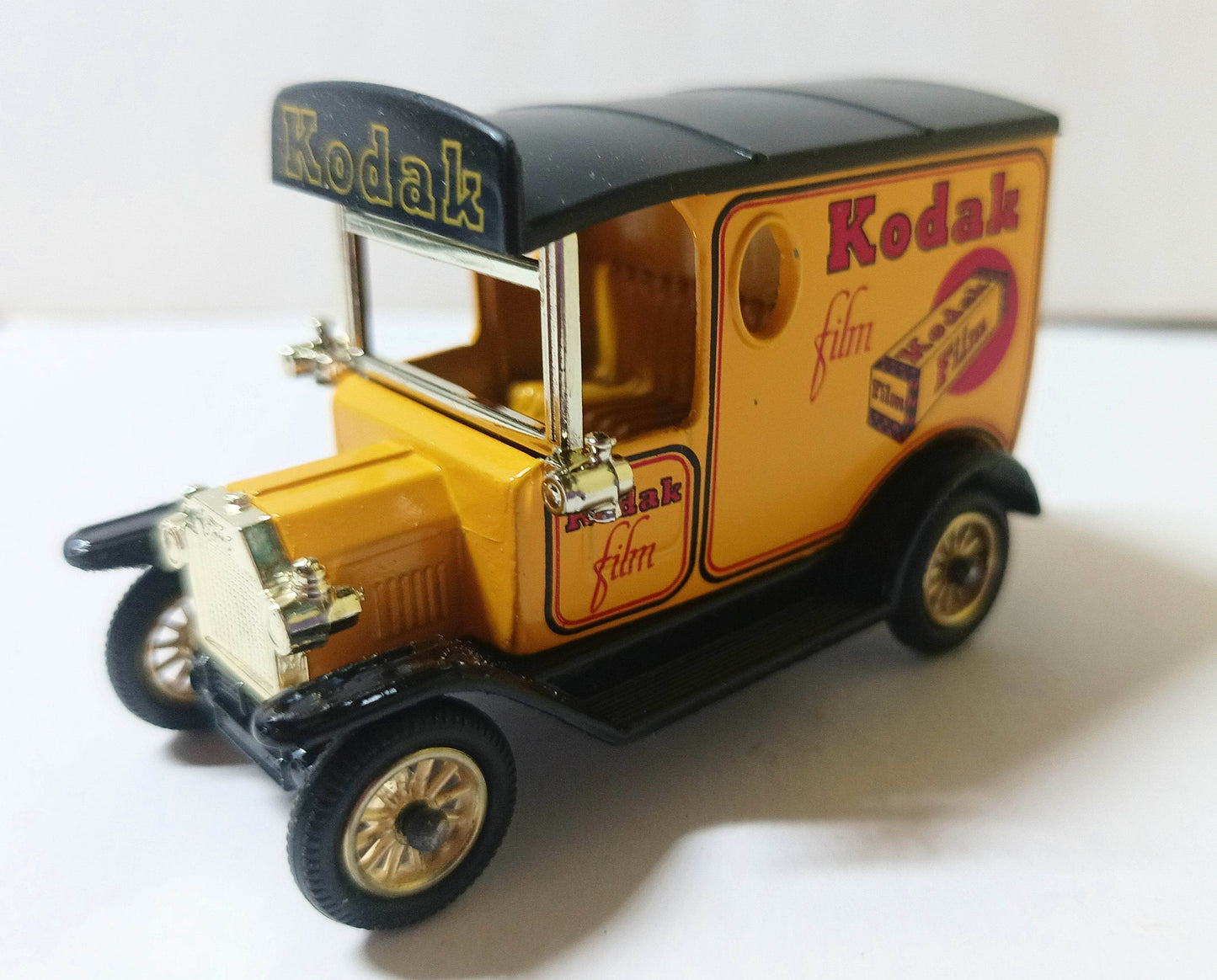 Lledo Models of Days Gone DG6 Kodak Film 1920 Ford Model T Van gold spokes - TulipStuff
