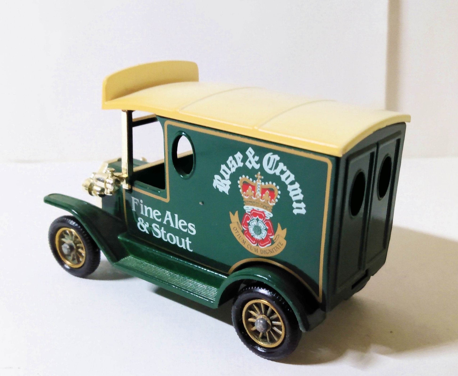 Lledo DG6 Rose & Crown Fine Ales & Stout 1920 Ford Model T Van England - TulipStuff
