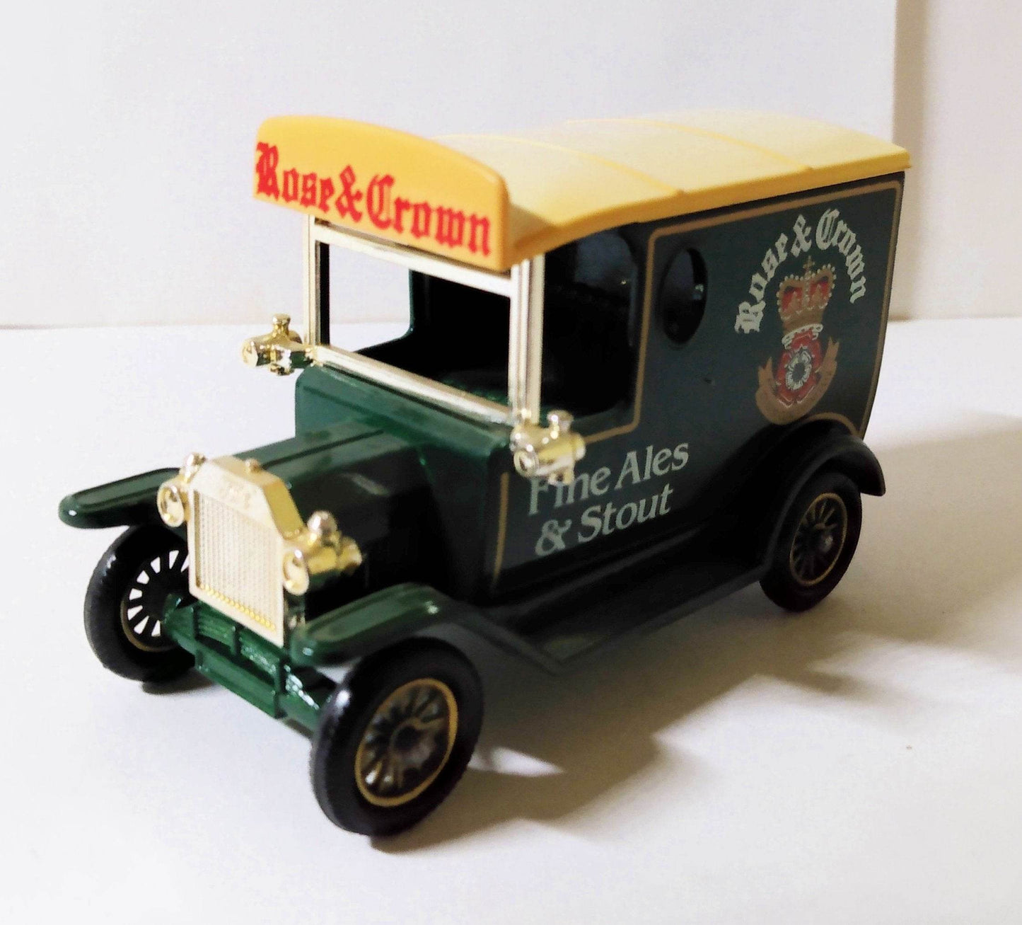 Lledo DG6 Rose & Crown Fine Ales & Stout 1920 Ford Model T Van England - TulipStuff