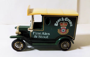 Lledo DG6 Rose & Crown Fine Ales & Stout 1920 Ford Model T Van England - TulipStuff