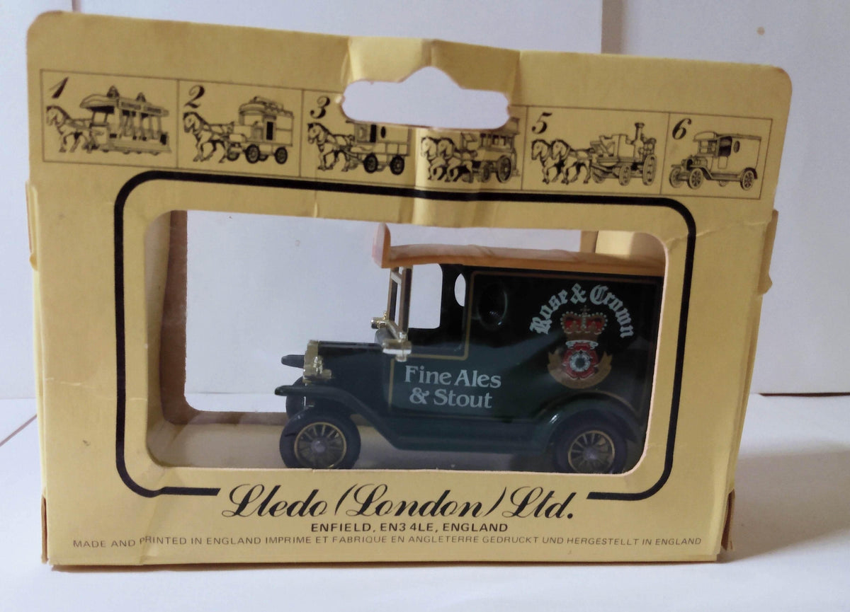 Lledo DG6 Rose & Crown Fine Ales & Stout 1920 Ford Model T Van England ...