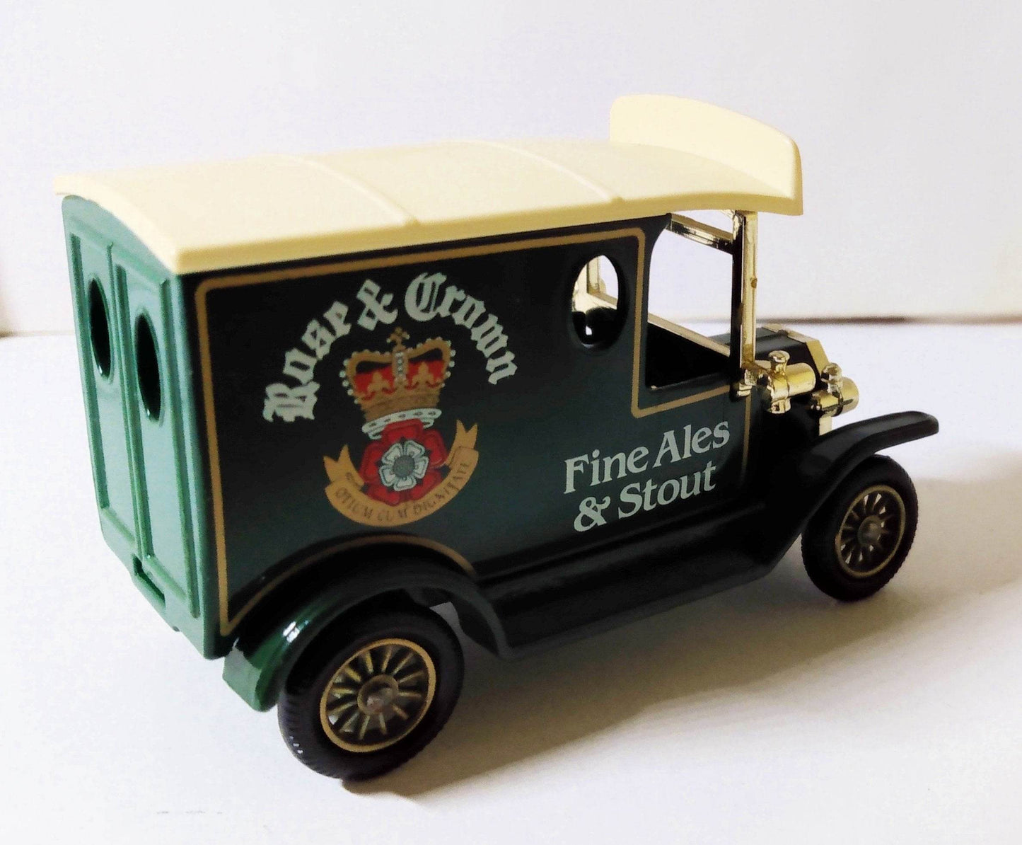 Lledo DG6 Rose & Crown Fine Ales & Stout 1920 Ford Model T Van England - TulipStuff