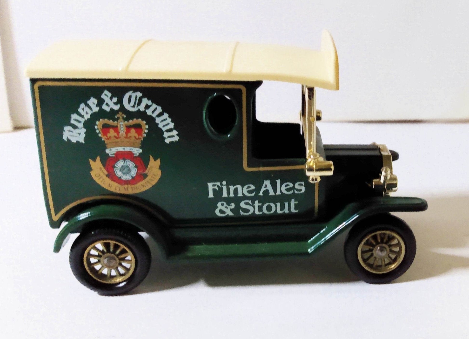 Lledo DG6 Rose & Crown Fine Ales & Stout 1920 Ford Model T Van England - TulipStuff