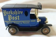 Load image into Gallery viewer, Lledo DG6-001 Yorkshire Post 1920 Ford Model T Van England - TulipStuff
