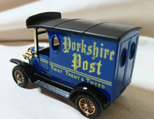 Load image into Gallery viewer, Lledo DG6-001 Yorkshire Post 1920 Ford Model T Van England - TulipStuff
