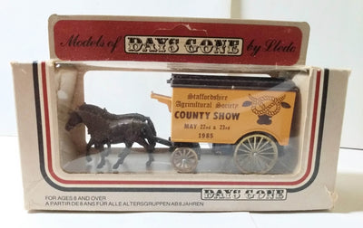 Lledo Days Gone DG11 Horse Drawn Van Staffordshire County Show 1985 - TulipStuff