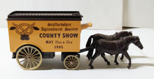Load image into Gallery viewer, Lledo Days Gone DG11 Horse Drawn Van Staffordshire County Show 1985 - TulipStuff
