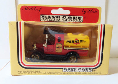 Lledo Days Gone DG8 1920 Ford Model T Tanker Pennzoil England - TulipStuff