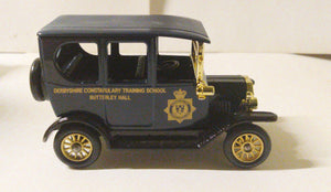 Lledo LP33 Derbyshire Constabulary Training School 1920 Model T Ford - TulipStuff