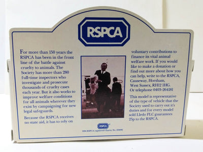 Lledo Promotional LP58032 RSPCA Inspector 1950 Morris Z Van - TulipStuff