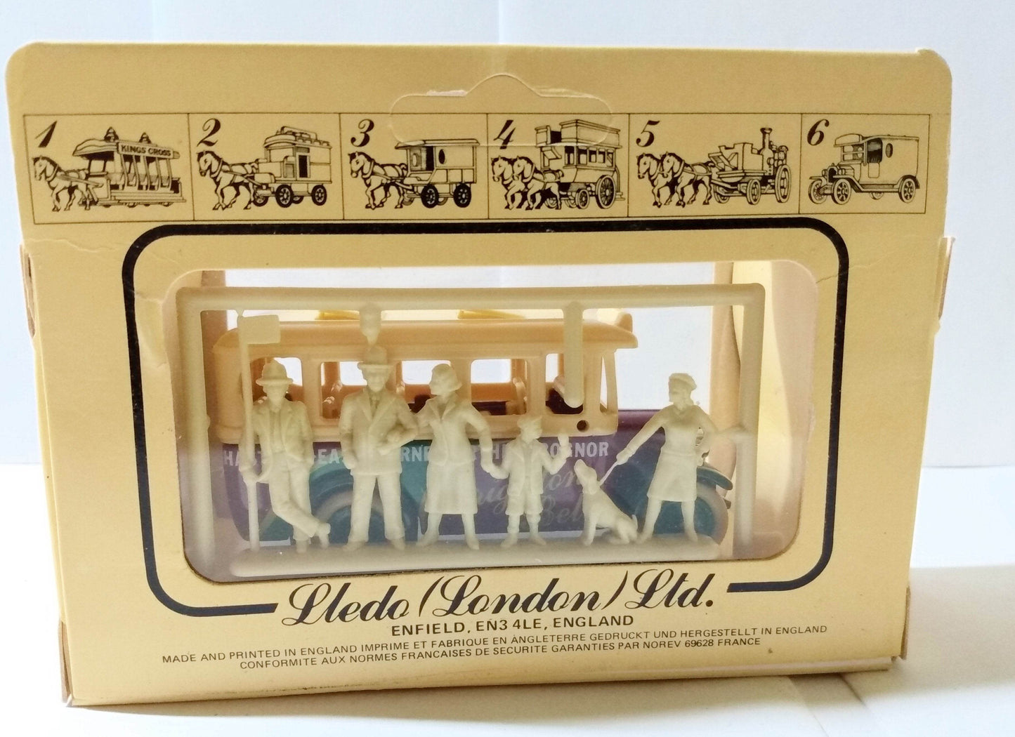 Lledo DG10 Brighton Belle 1935 Dennis Coach Bus Chrome Grille England - TulipStuff