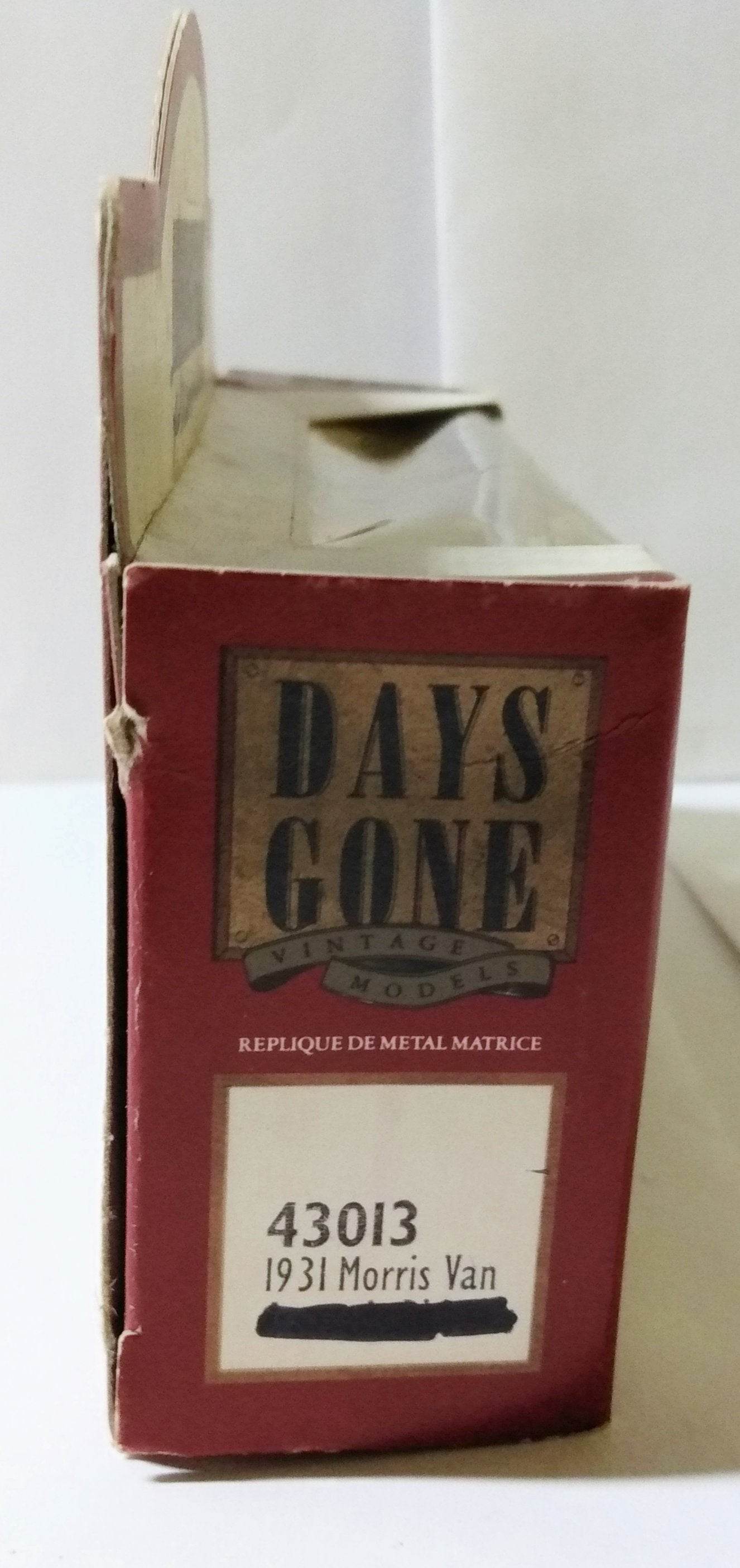 Lledo Days Gone Premier DG43 1931 Morris Van Metropolitan Railway - TulipStuff