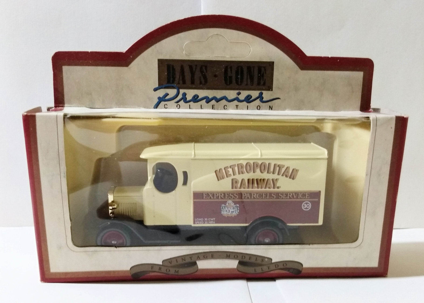 Lledo Days Gone Premier DG43 1931 Morris Van Metropolitan Railway - TulipStuff