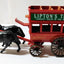 Lledo DG4 Lipton Teas Horse-Drawn Omnibus Bowery to Broadway Red 1984 - TulipStuff