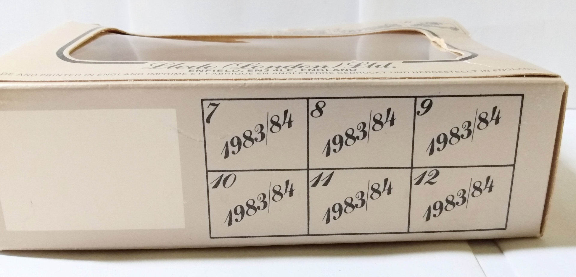 Lledo DG4 Lipton Teas Horse-Drawn Omnibus Bowery to Broadway Red 1984 - TulipStuff