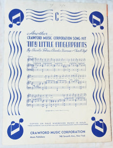 Lookie Lookie Lookie Here Comes Cookie Love In Bloom Sheet Music 1935 - TulipStuff
