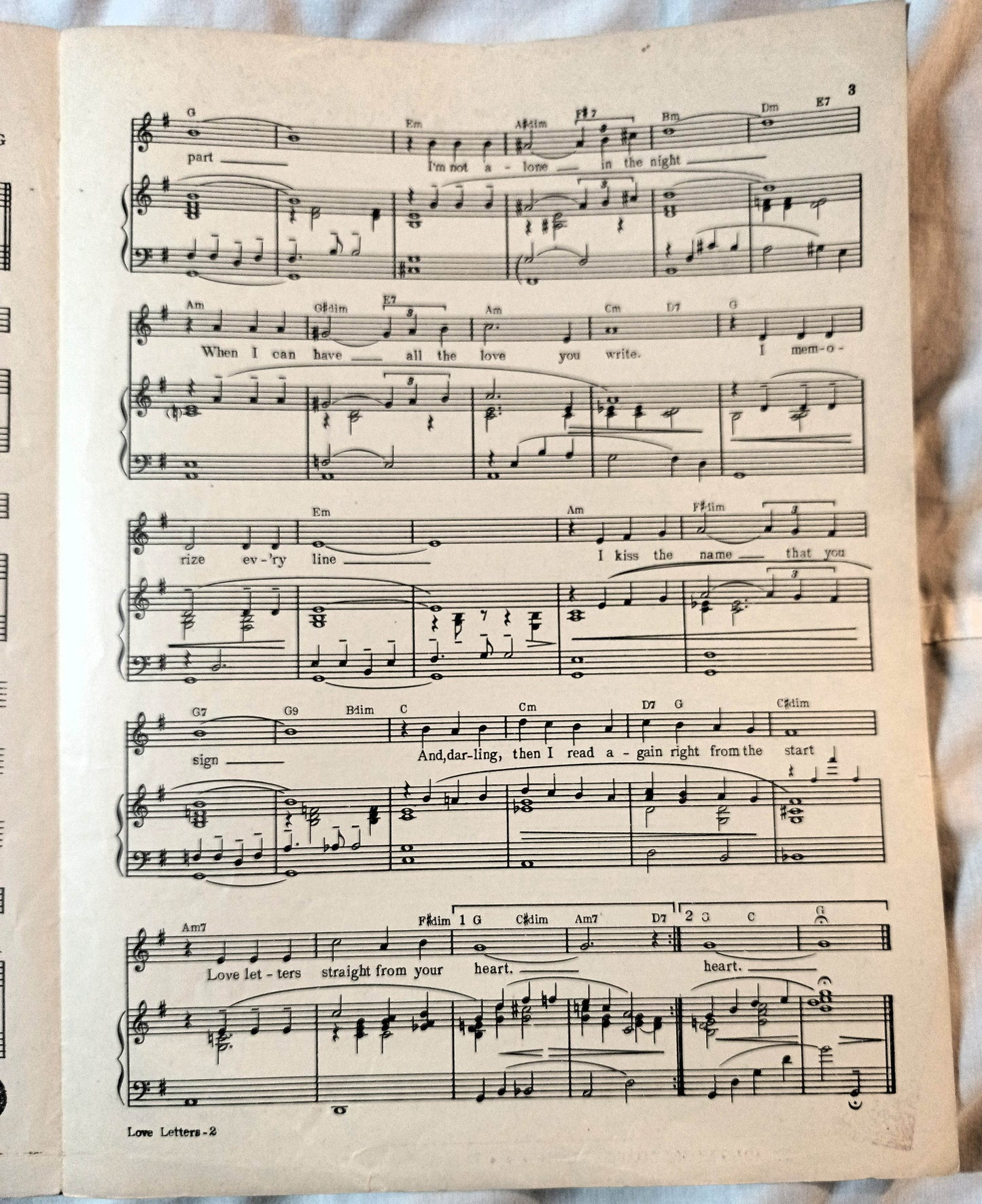 Love Letters Jennifer Jones Victor Young Sheet Ayn Rand Music 1945 - TulipStuff