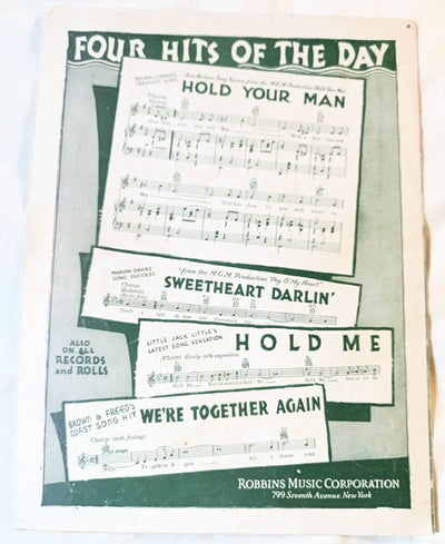 Love Songs Of The Nile The Barbarian Ramon Novarro Sheet Music 1933 - TulipStuff