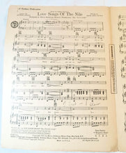 Load image into Gallery viewer, Love Songs Of The Nile The Barbarian Ramon Novarro Sheet Music 1933 - TulipStuff
