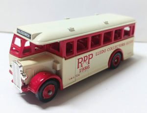 Lledo LP17 1932 AEC Regent Double Deck Bus RDP Lledo Collectors Guide - TulipStuff