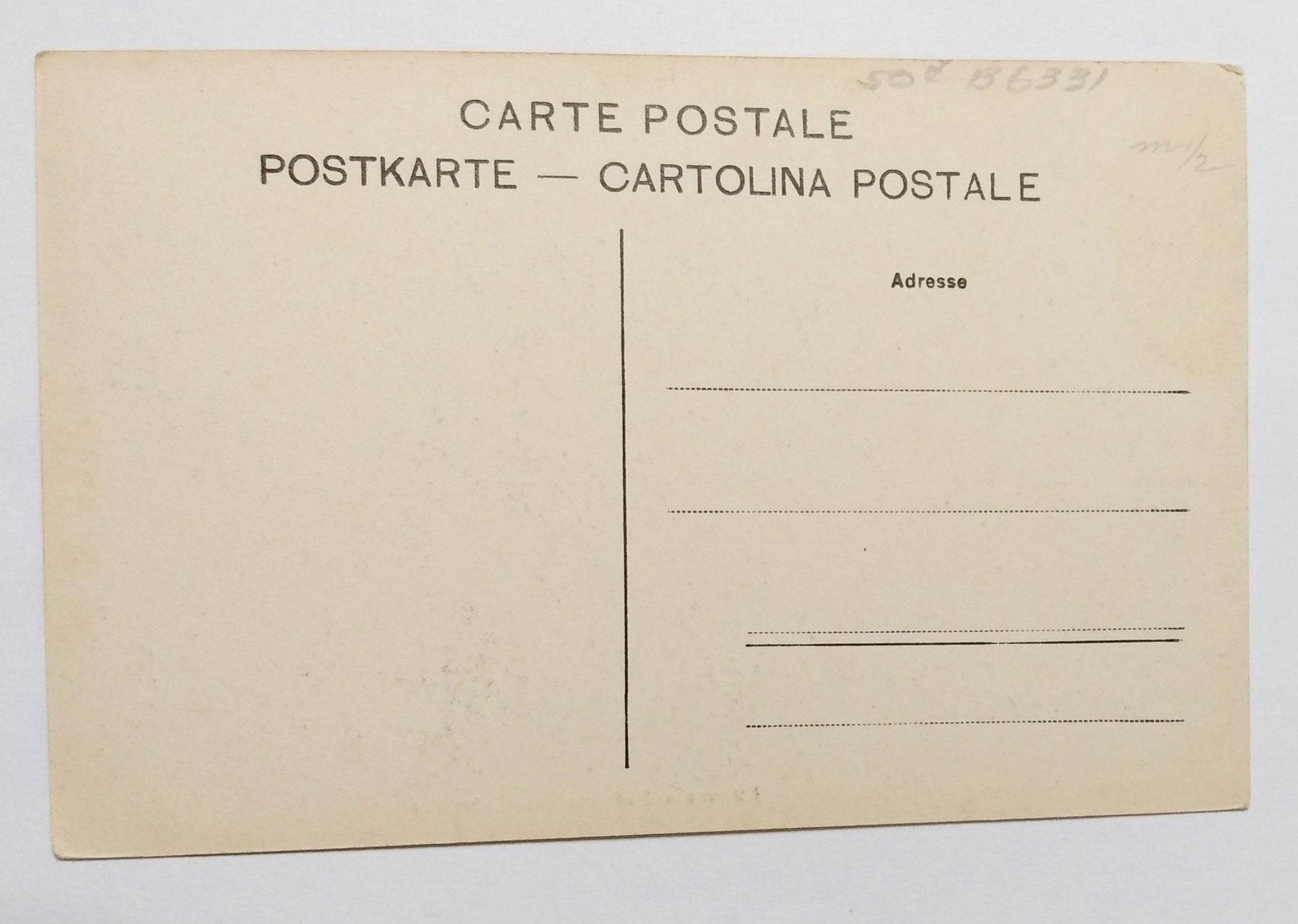 Lugano col Monte San Salvatore Switzerland Postcard 1910's - TulipStuff