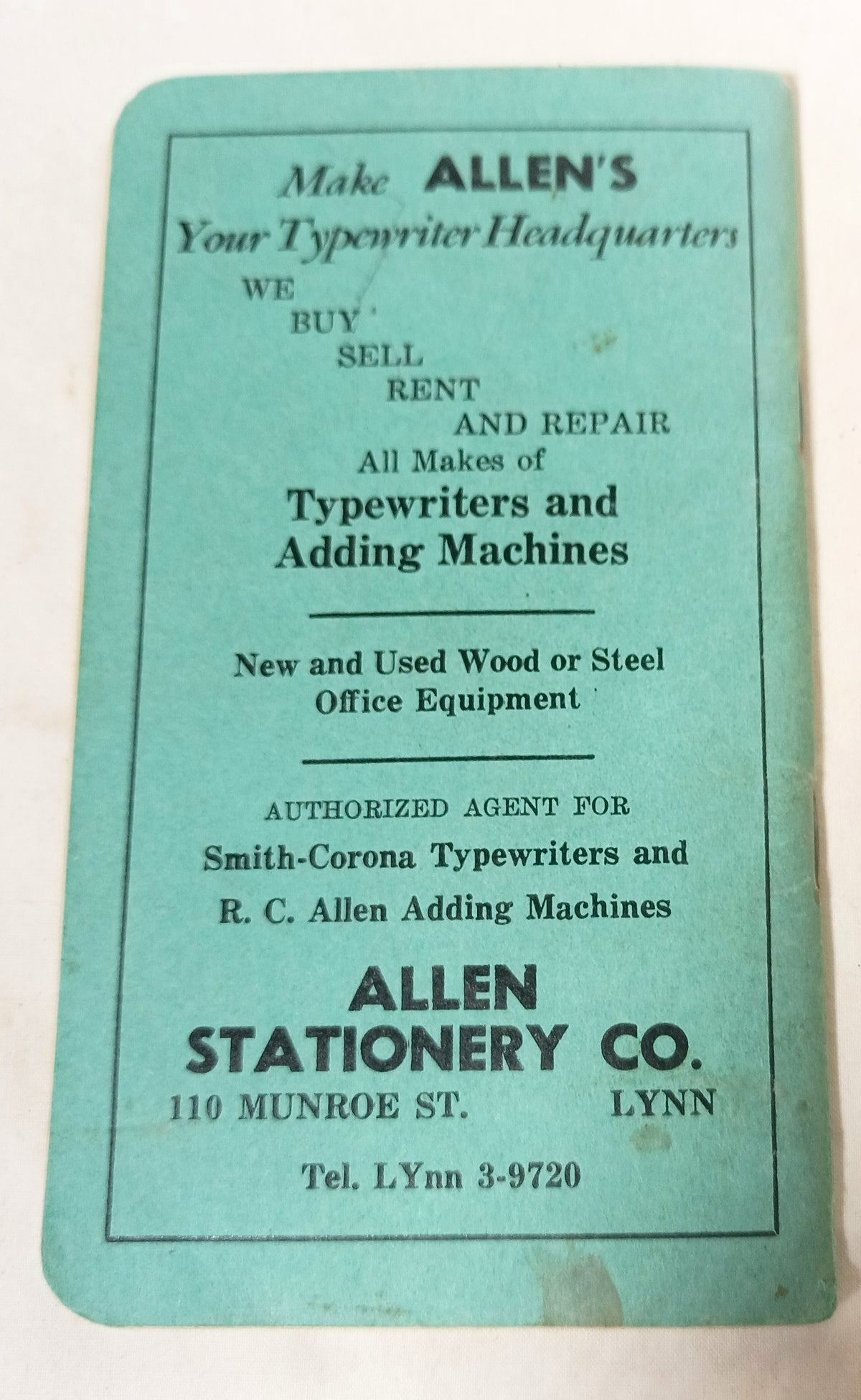 City Of Lynn MA Street Directory Fire Alarm Boxes List Of Mayors 1952 - TulipStuff