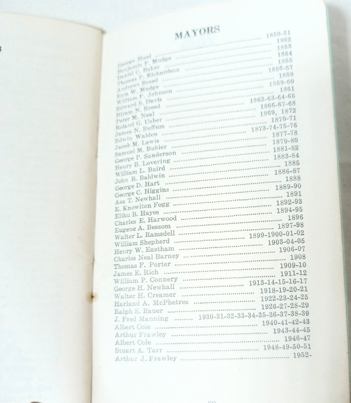 City Of Lynn MA Street Directory Fire Alarm Boxes List Of Mayors 1952 - TulipStuff