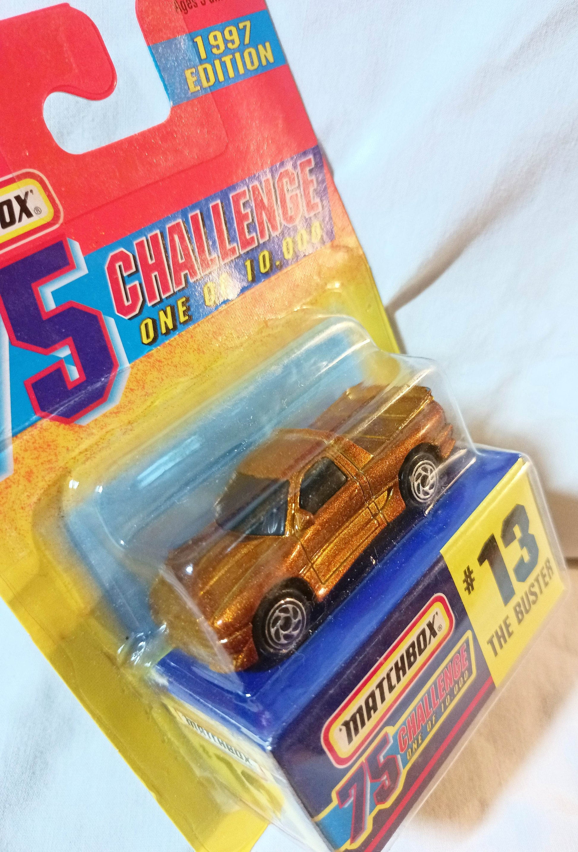 Matchbox 75 Challenge #13 The Buster Pickup Gold Limited Edition 1997 - TulipStuff