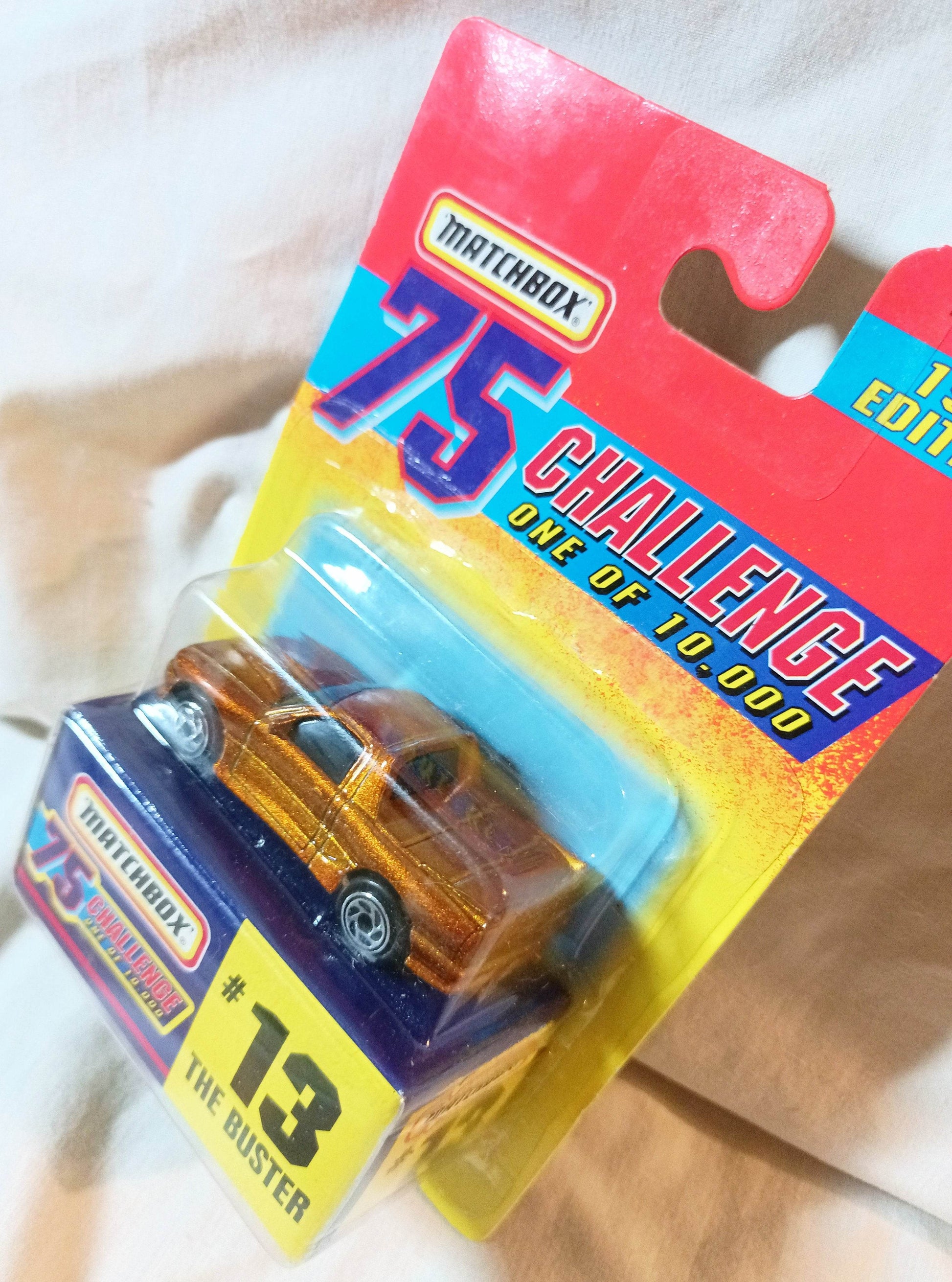 Matchbox 75 Challenge #13 The Buster Pickup Gold Limited Edition 1997 - TulipStuff