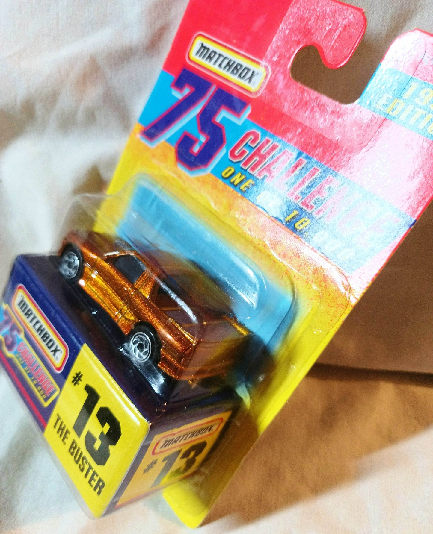 Matchbox 75 Challenge #13 The Buster Pickup Gold Limited Edition 1997 - TulipStuff