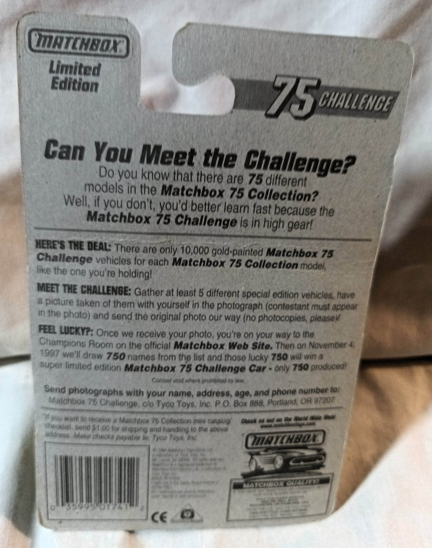 Matchbox 75 Challenge #13 The Buster Pickup Gold Limited Edition 1997 - TulipStuff