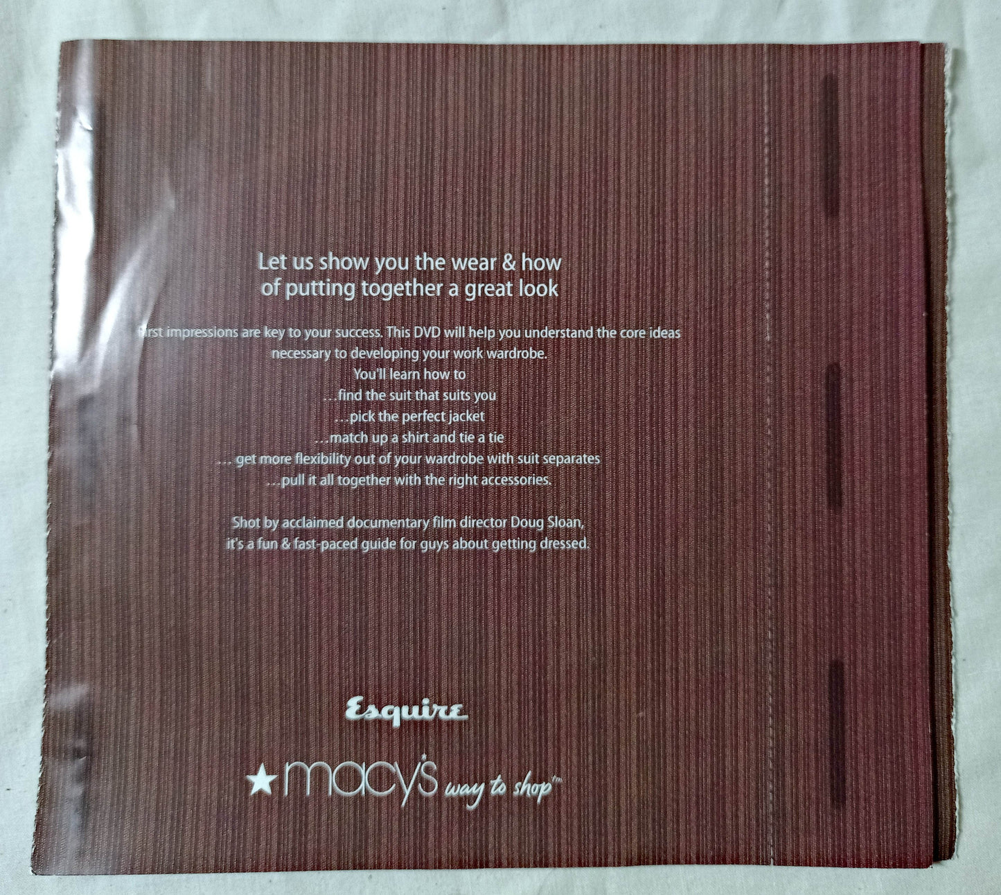 Macy's & Esquire Present Wear & How DVD 2005 Donald Trump P Diddy - TulipStuff