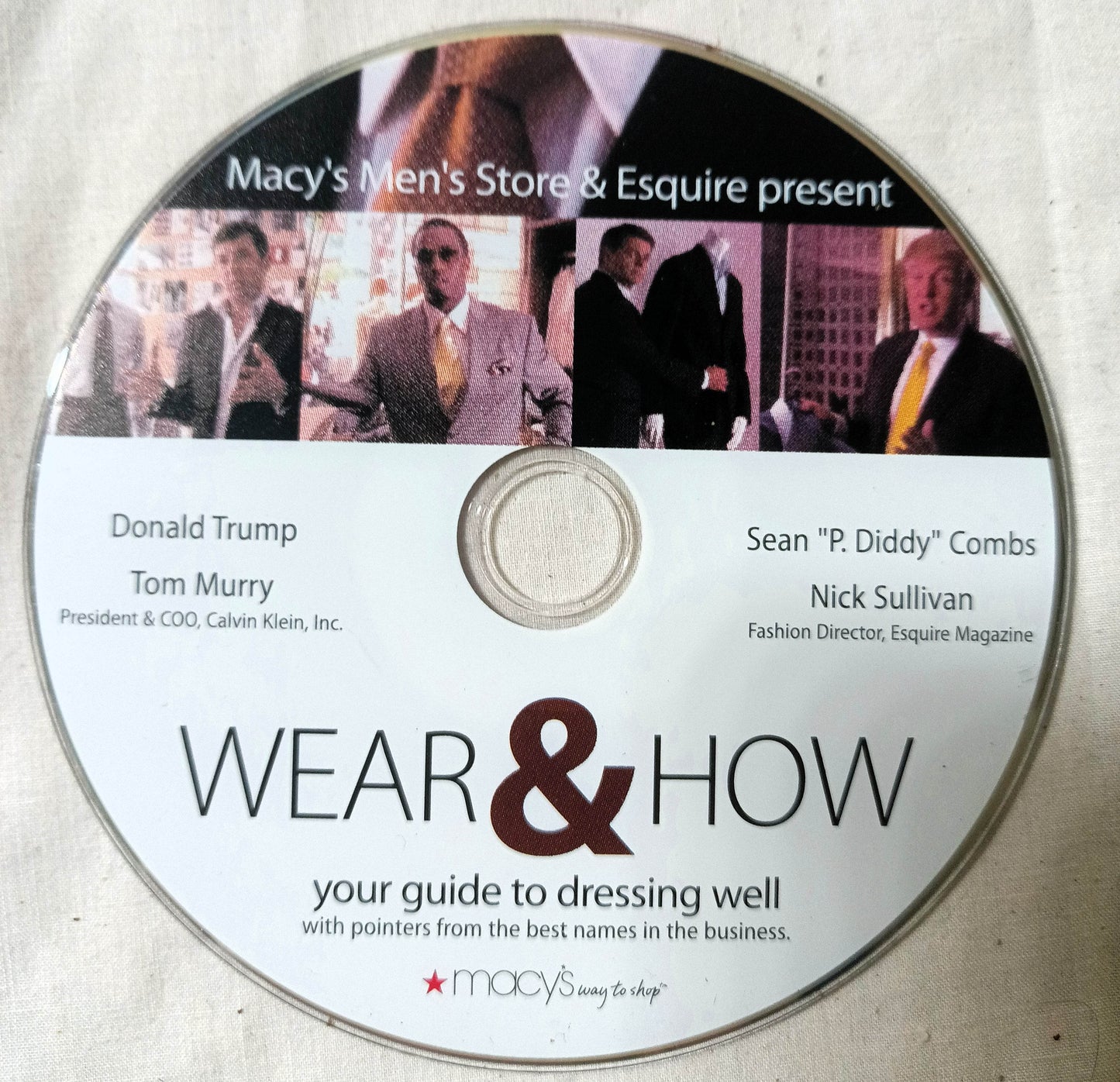 Macy's & Esquire Present Wear & How DVD 2005 Donald Trump P Diddy - TulipStuff