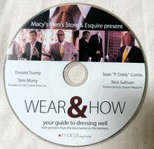 Load image into Gallery viewer, Macy&#39;s &amp; Esquire Present Wear &amp; How DVD 2005 Donald Trump P Diddy
