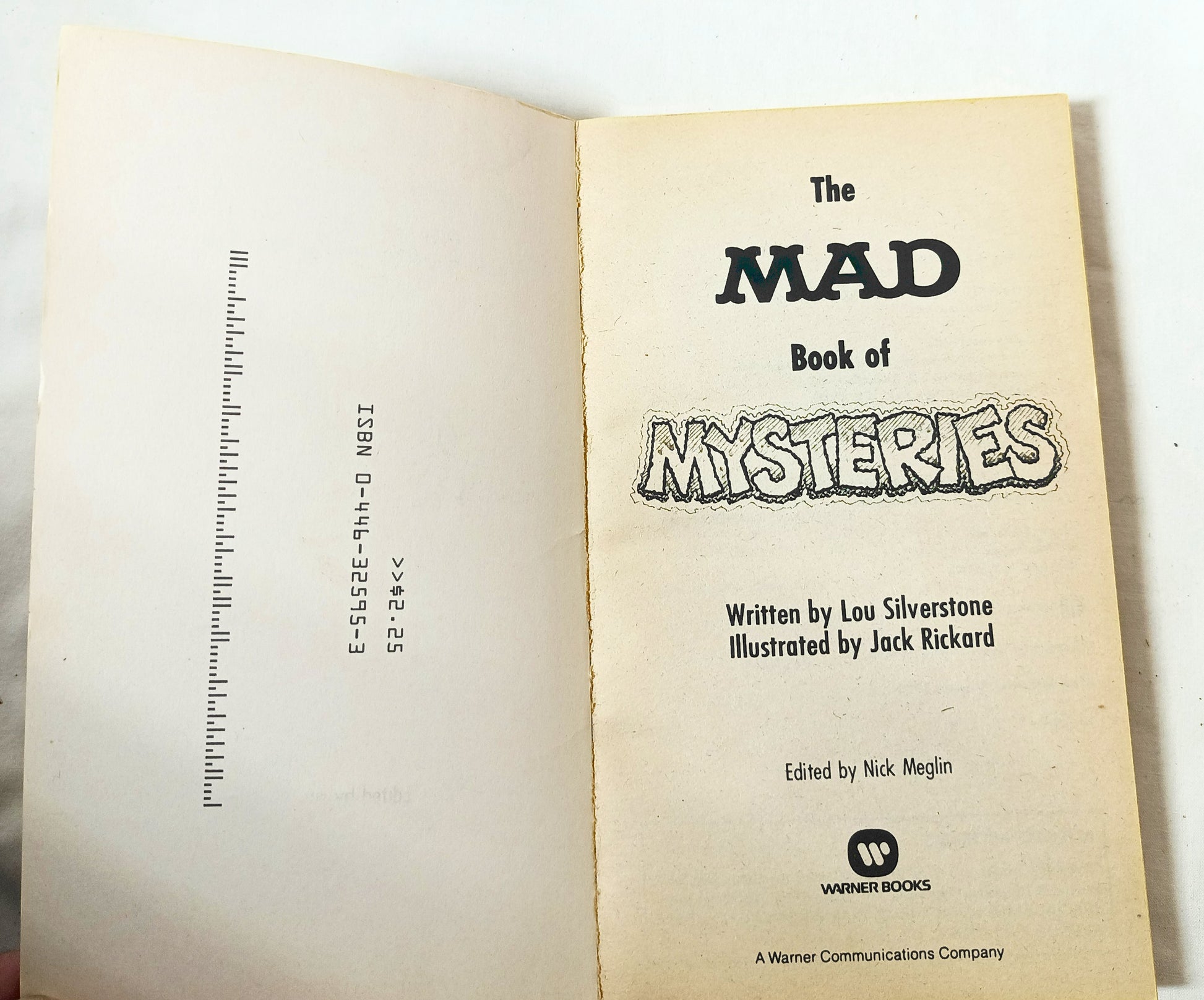 The Mad Book OF Mysteries Lou Silverstone Jack Rickard 1980 - TulipStuff