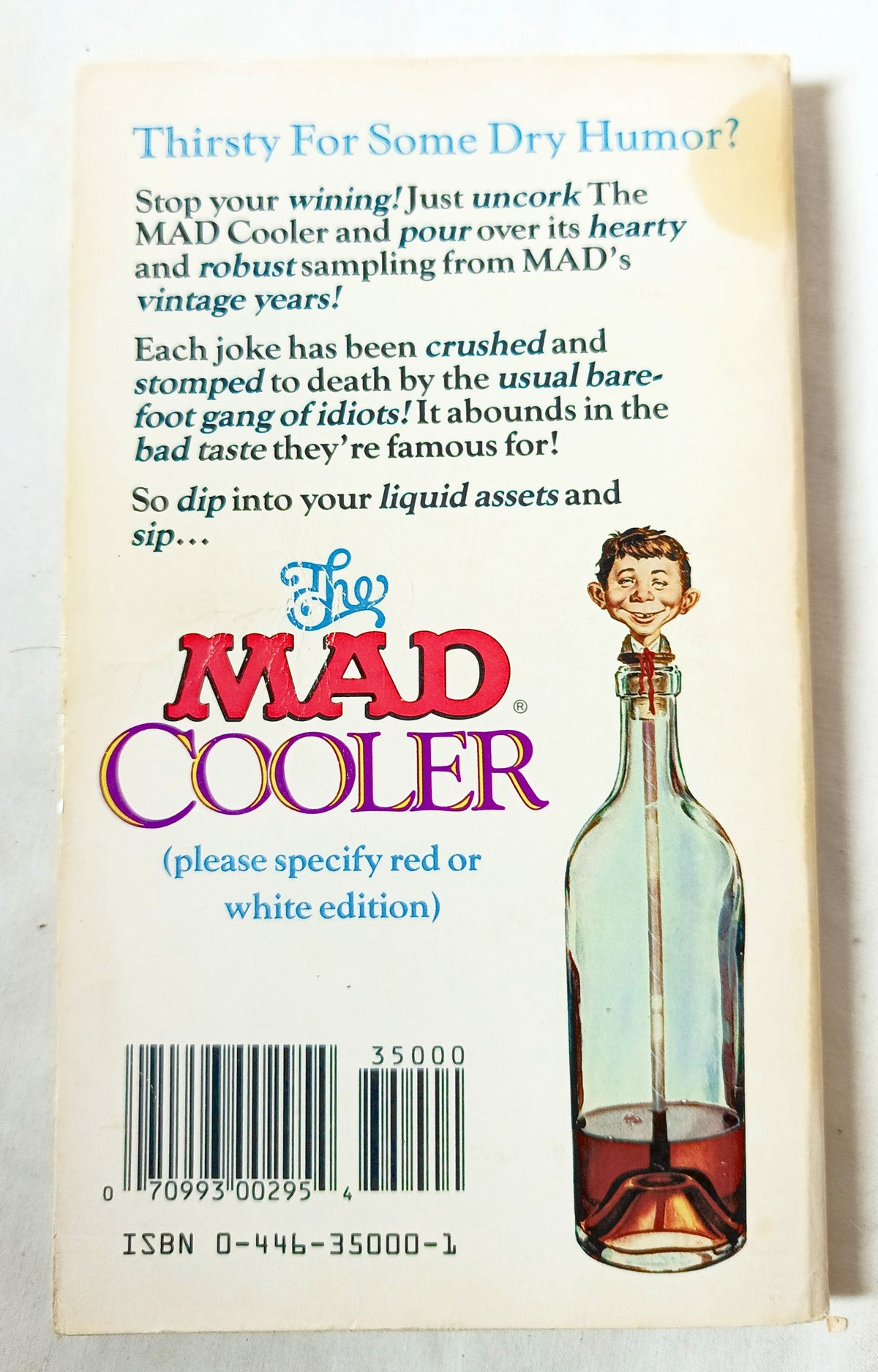 The Mad Cooler #78 Warner Books First Printing June 1988 - TulipStuff