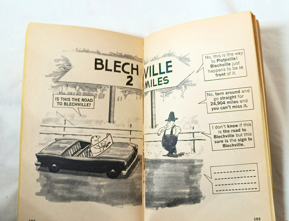 Mad's Al Jaffee Spews Out Snappy Answers to Stupid Questions 1968 1st - TulipStuff