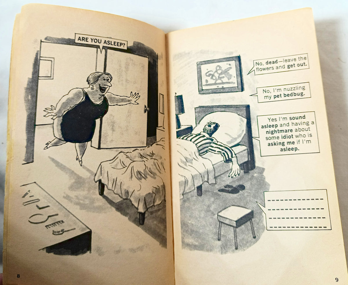 Mad's Al Jaffee Spews Out Snappy Answers to Stupid Questions 1968 1st - TulipStuff