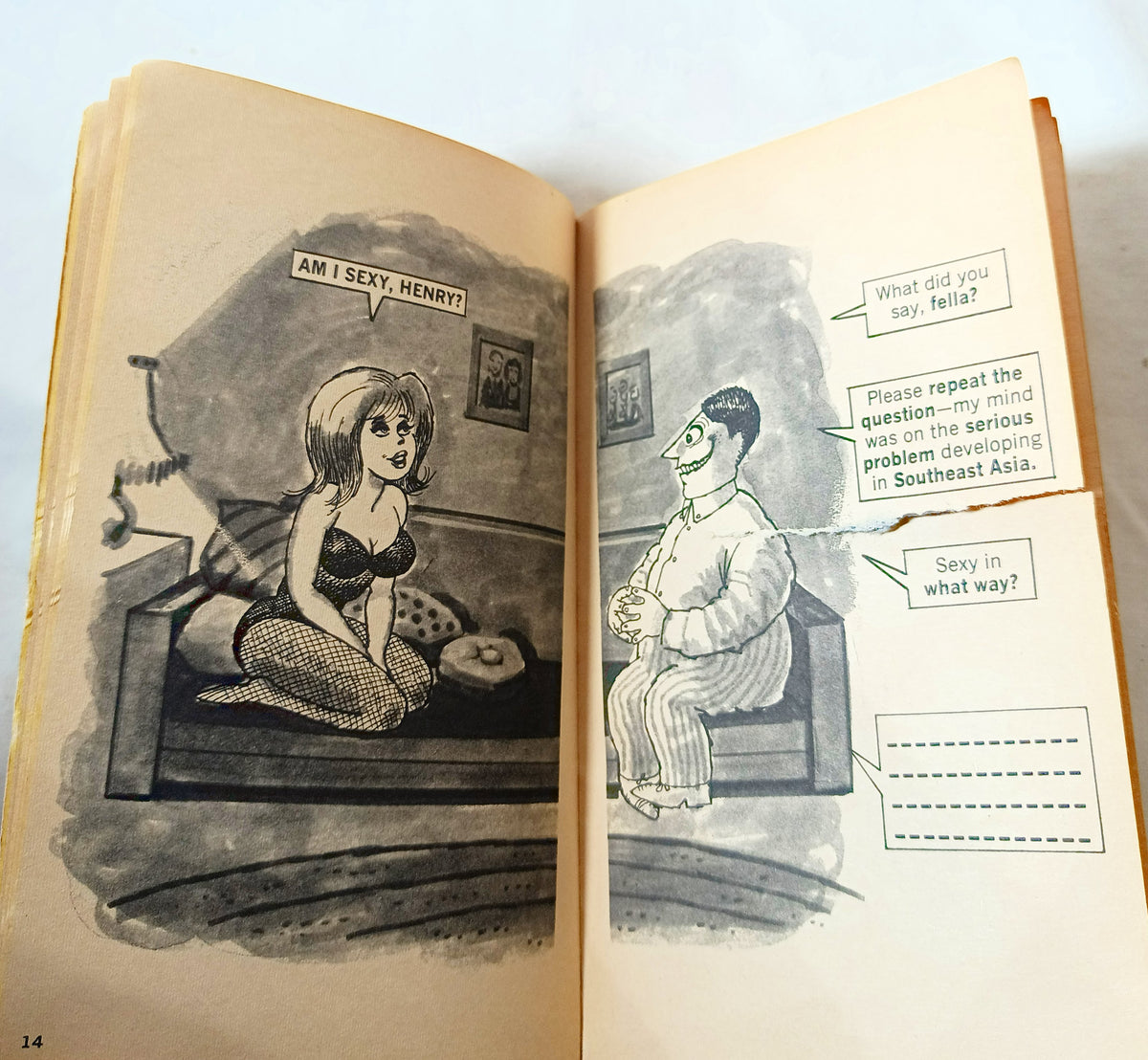 Mad's Al Jaffee Spews Out Snappy Answers to Stupid Questions 1968 1st - TulipStuff