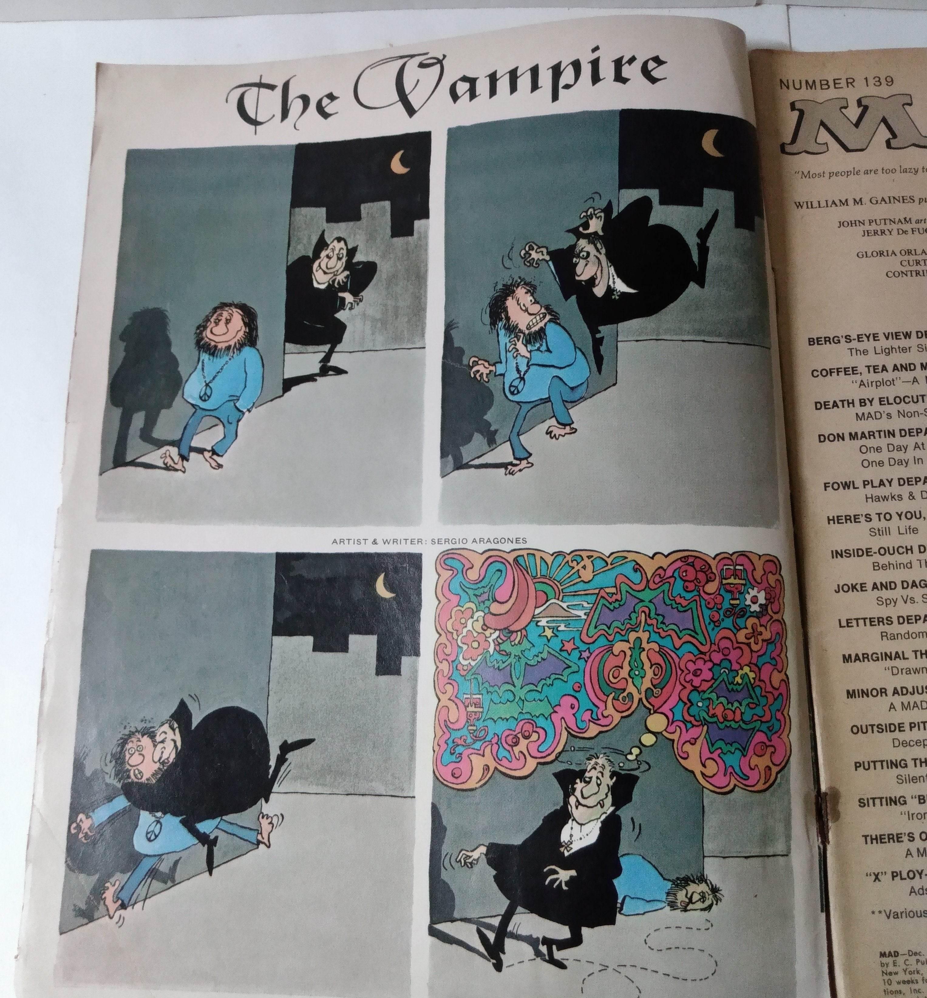 Mad Magazine 139 December 1970 Loud Minority Airplane Ironside