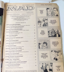 Mad Magazine 139 December 1970 Loud Minority Airplane Ironside Satire - TulipStuff